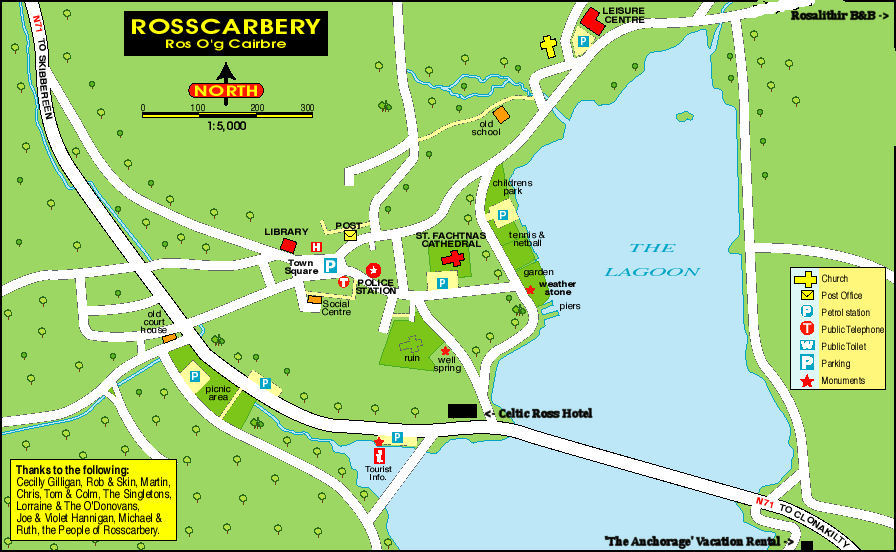 Directions & Maps to 'The Anchorage Rosscarbery' - Vacation Rental Ireland